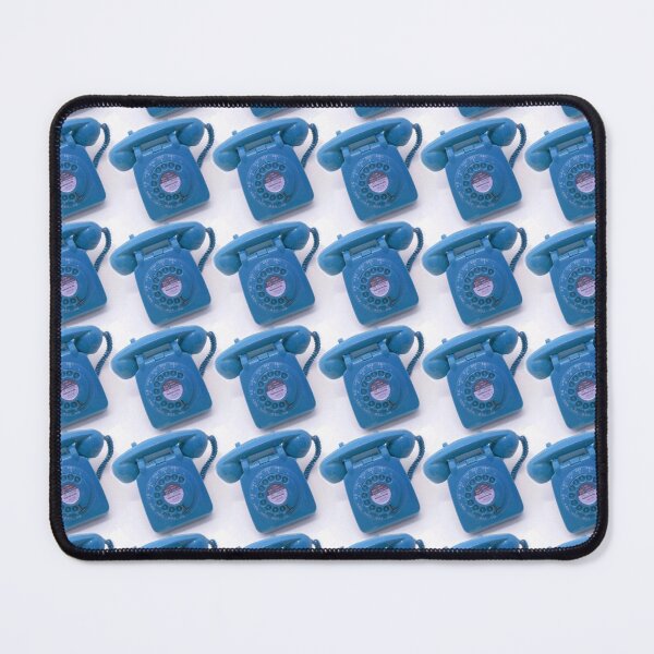 Item preview, Blue vintage telephone print 2 designed and sold by LittleBettyMakes.