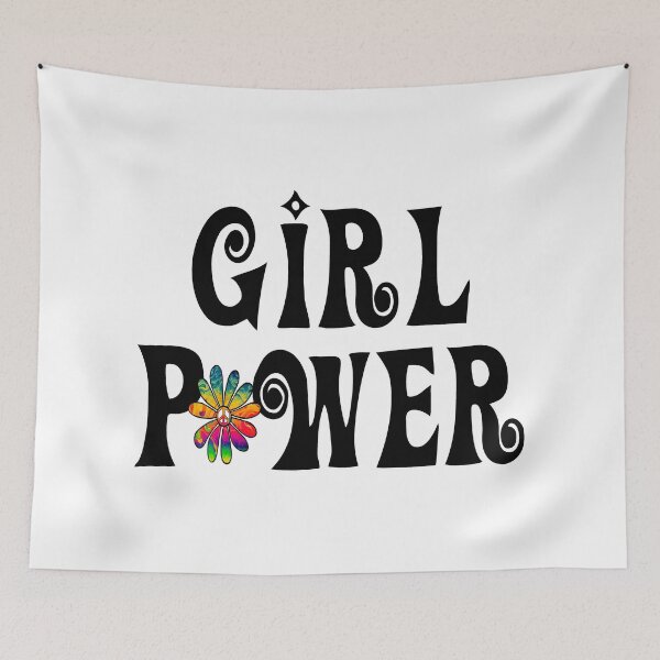 Item preview, Girl Power Hippie Flower Peace Sign designed and sold by Swigalicious.