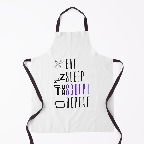 Item preview, Eat Sleep Sculpt Repeat Funny T-shirt men gift women gift designed and sold by InnovantDesigns.