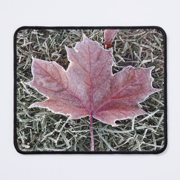 Item preview, Frosted autumn leaf designed and sold by LittleBettyMakes.