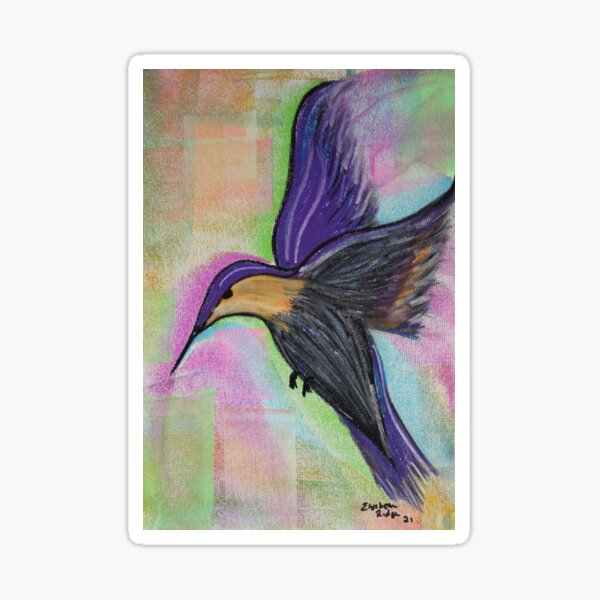 Humming Bird Sticker