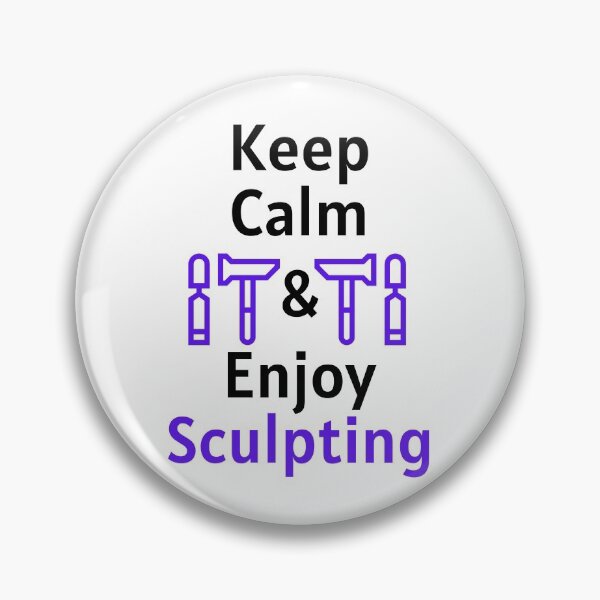 Item preview, Keep  Calm  &  Enjoy  Sculpting Funny T-shirt men gift women gift designed and sold by InnovantDesigns.