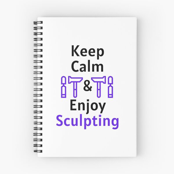 Item preview, Keep  Calm  &  Enjoy  Sculpting Funny T-shirt men gift women gift designed and sold by InnovantDesigns.