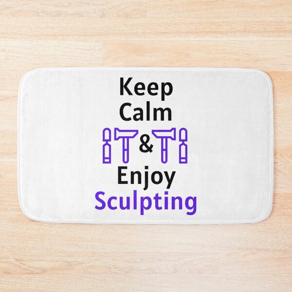 Item preview, Keep  Calm  &  Enjoy  Sculpting Funny T-shirt men gift women gift designed and sold by InnovantDesigns.