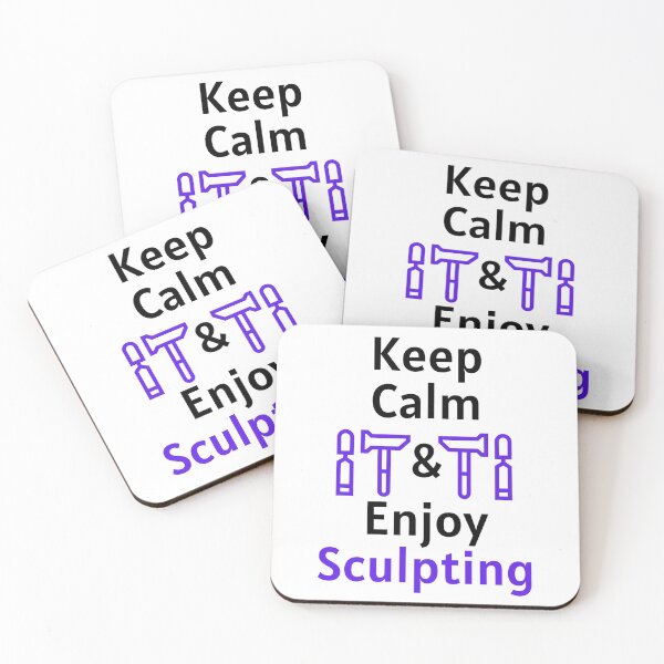 Item preview, Keep  Calm  &  Enjoy  Sculpting Funny T-shirt men gift women gift designed and sold by InnovantDesigns.