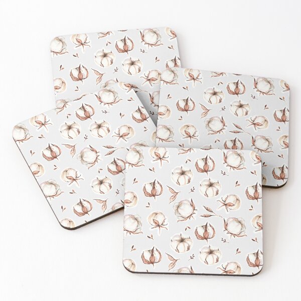 Item preview, Cotton flower head designed and sold by Petit Faon Prints.