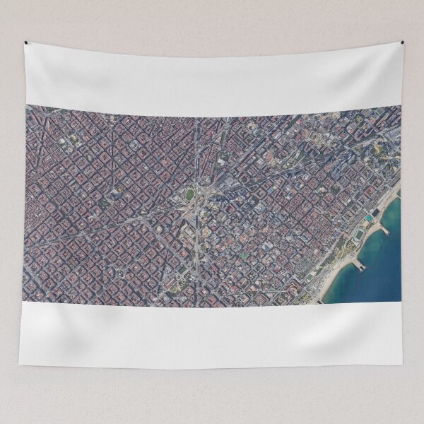 Item preview, Birdview of Barcelona designed and sold by asatadeo.
