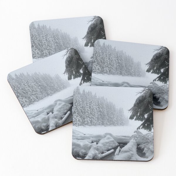 Item preview, Snowy Alpine Lake designed and sold by FeralGoose.