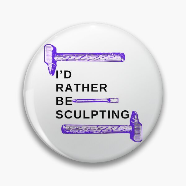 Item preview, I’d Rather Be Sculpting Funny T-shirt men gift women gift designed and sold by InnovantDesigns.