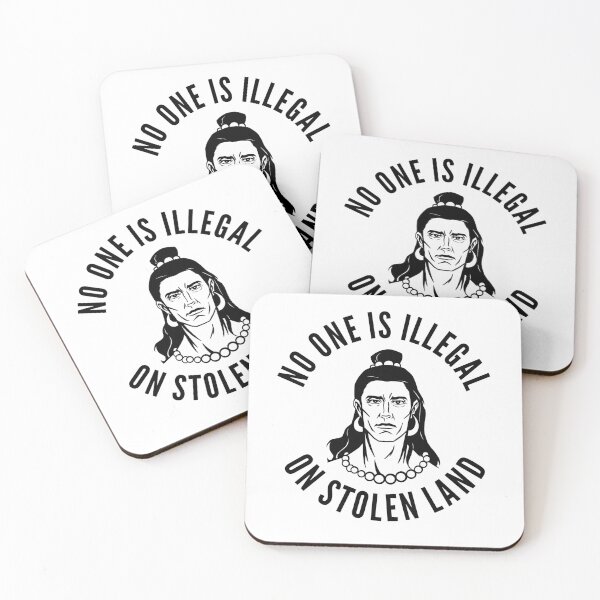 Item preview, No One Is Illegal On Stolen Land - India designed and sold by Club7Studios.