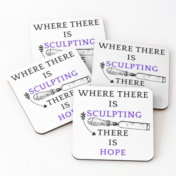 Item preview, Where There Is Sculpting There Is Hope Funny T-shirt men gift women gift designed and sold by InnovantDesigns.
