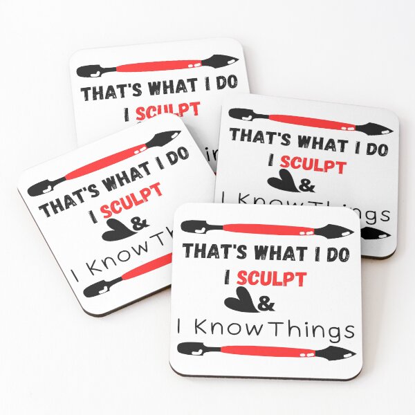 Item preview, That's What I Do I Sculpt & I Know Things Funny T-shirt men gift women gift designed and sold by InnovantDesigns.