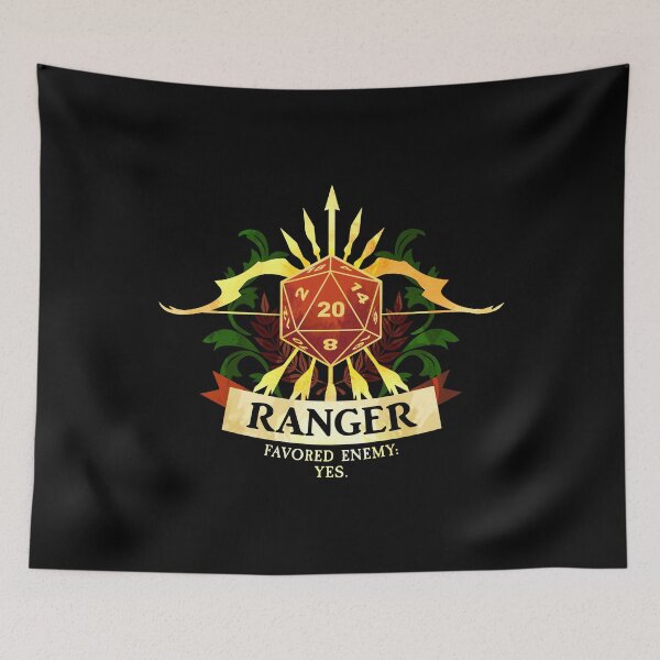 Item preview, Ranger - Favored Enemy: Yes. designed and sold by D20Tees.