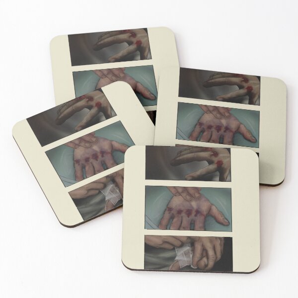 Item preview, hand triptych designed and sold by thebeespatella.