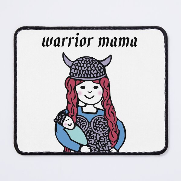 Item preview, Warrior mama - Redhead Valkyrie mom designed and sold by LittleBettyMakes.