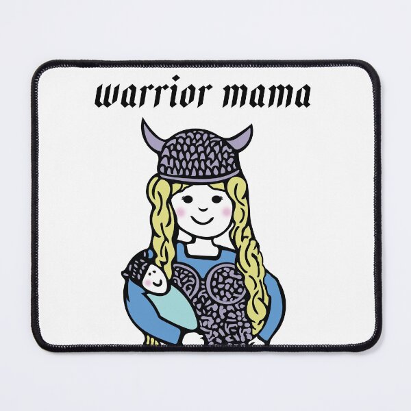 Item preview, Warrior mama - blonde Valkyrie mom designed and sold by LittleBettyMakes.