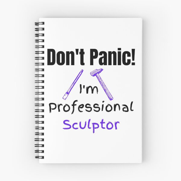 Item preview, Don't Panic! I'm Professional Sculptor Funny T-shirt men gift women gift designed and sold by InnovantDesigns.