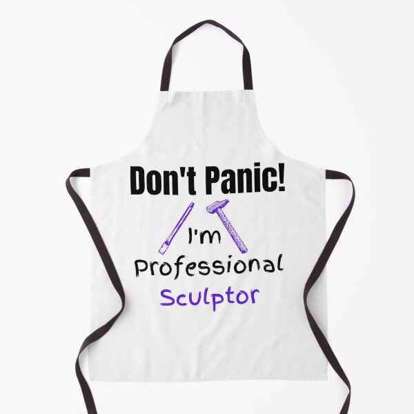 Item preview, Don't Panic! I'm Professional Sculptor Funny T-shirt men gift women gift designed and sold by InnovantDesigns.