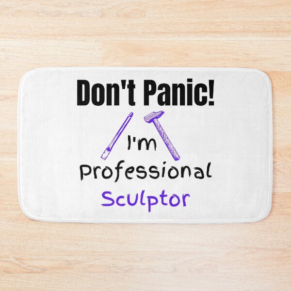 Item preview, Don't Panic! I'm Professional Sculptor Funny T-shirt men gift women gift designed and sold by InnovantDesigns.