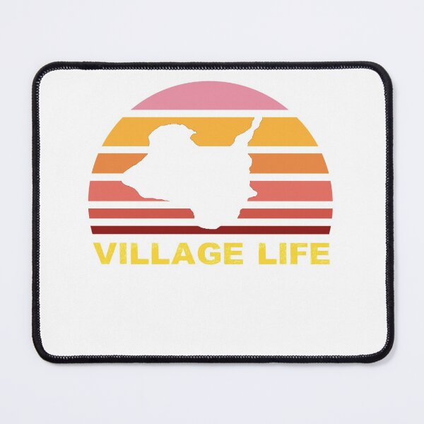 Item preview, Kelleys Island Village Retro Vintage Sunset Lake Erie designed and sold by BusyBeeLife.