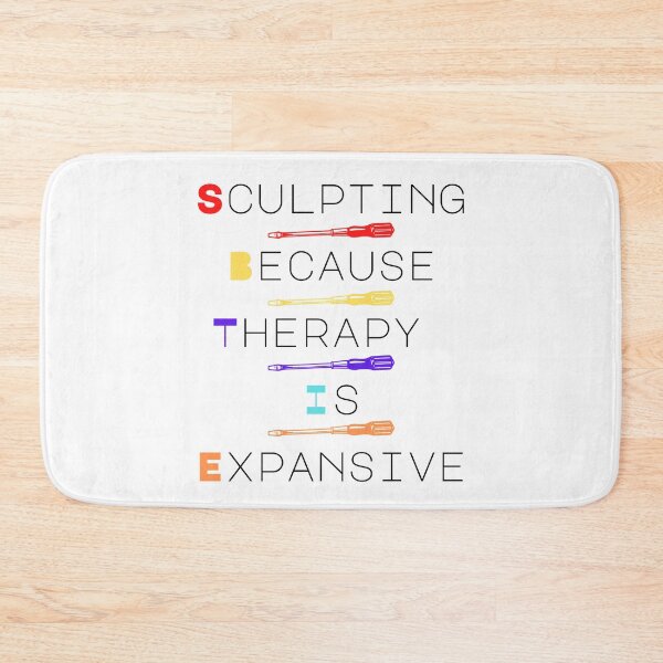 Item preview, Sculpting Because Therapy Is Expansive Funny T-shirt men gift women gift designed and sold by InnovantDesigns.