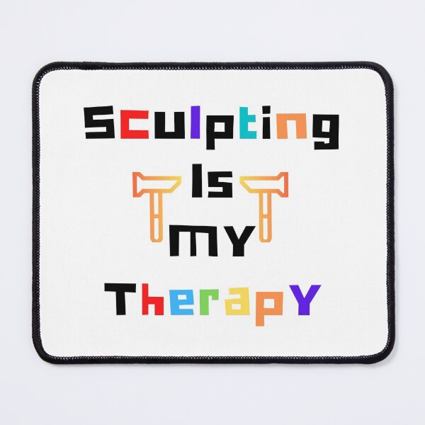 Item preview, Sculpting Is My Therapy Funny T-shirt men gift women gift designed and sold by InnovantDesigns.