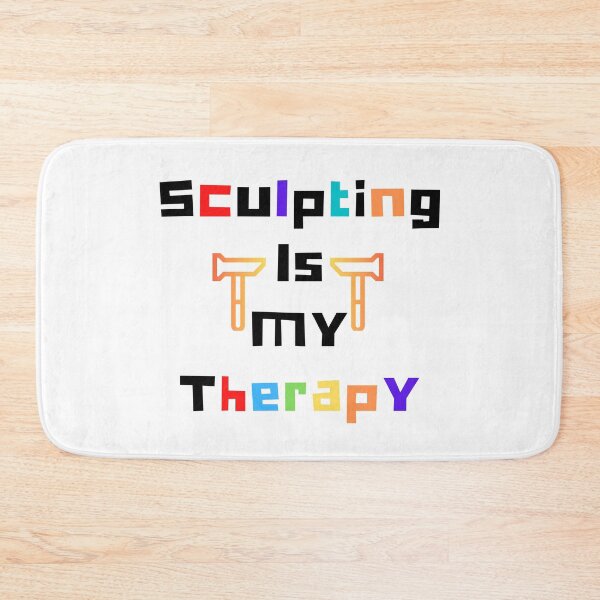 Item preview, Sculpting Is My Therapy Funny T-shirt men gift women gift designed and sold by InnovantDesigns.