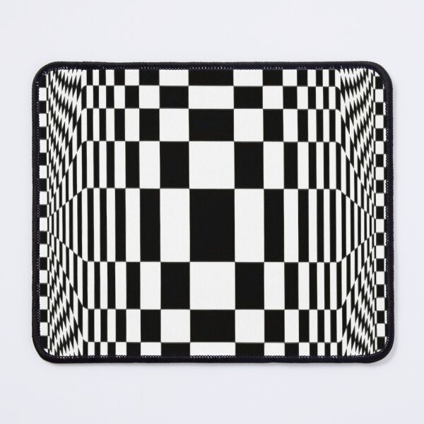 Op Art. Victor #Vasarely, was a Hungarian-French #artist, who is widely accepted as a #grandfather and leader of the #OpArt movement Mouse Pad