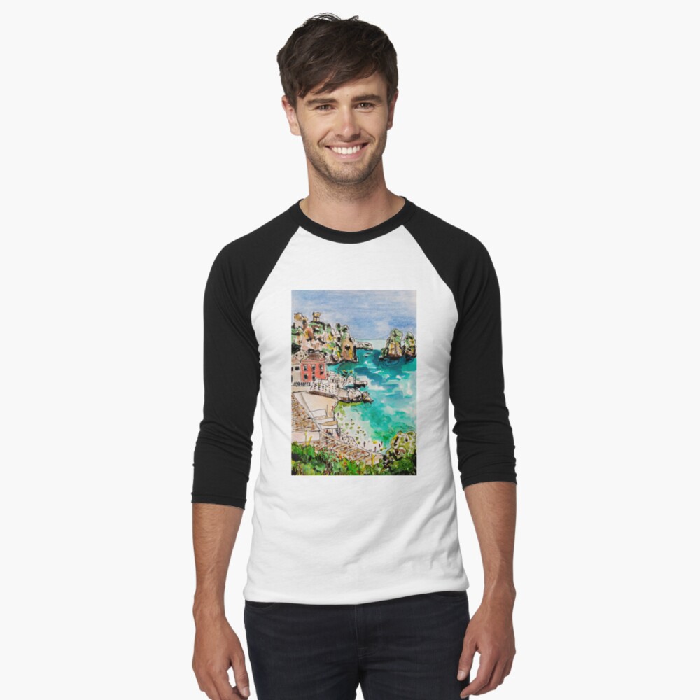 Item preview, Baseball ¾ Sleeve T-Shirt designed and sold by mgerhold.