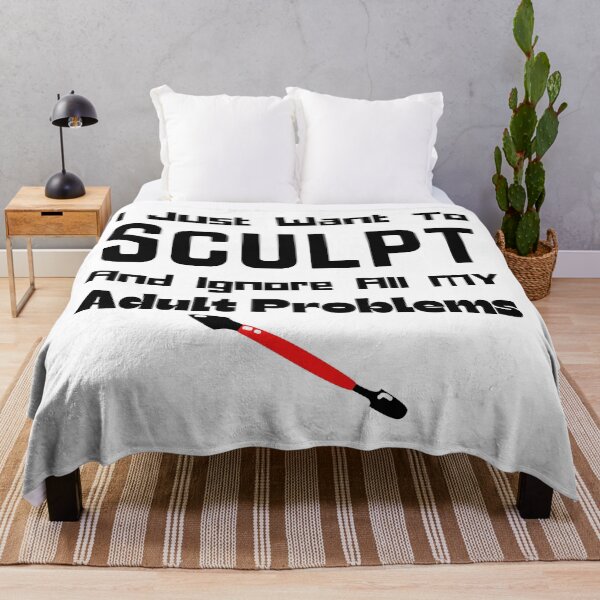 Item preview, I Just Want To Sculpt And Ignore All My Adult Problems Funny T-shirt men gift women gift designed and sold by InnovantDesigns.