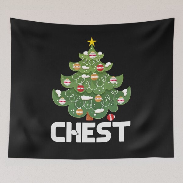 Item preview, Chest Nuts Chestnuts tee Christmas Couples Chest designed and sold by Mo-Am.