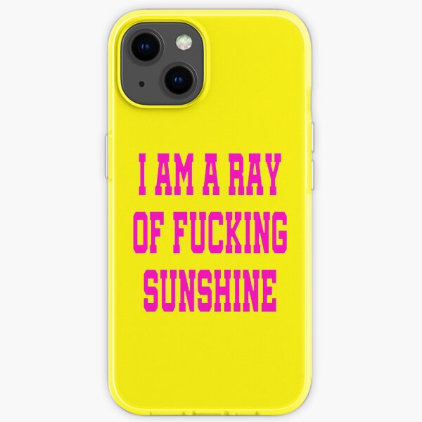 I Am A Ray Of Fucking Sunshine - I'm a Ray Of Sunshine Funny Davina McCall iPhone Soft Case