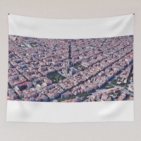 Item preview, Birdview of Barcelona designed and sold by asatadeo.
