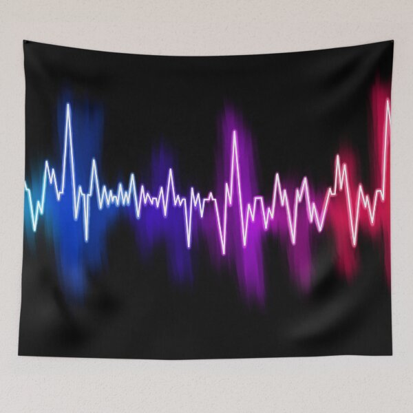 Item preview, Glowing Rainbow Heartline designed and sold by AvalonUnmuzzled.