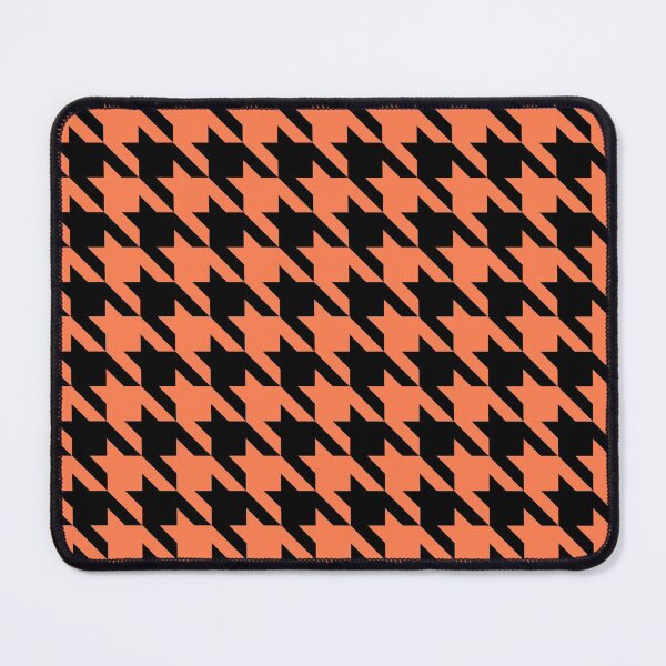 Item preview, coral orange houndstooth designed and sold by Gossip Rag.