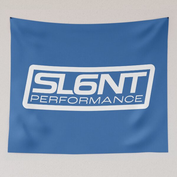 Item preview, Slant 6 Performance (White + Blue) designed and sold by Justin Ellis.