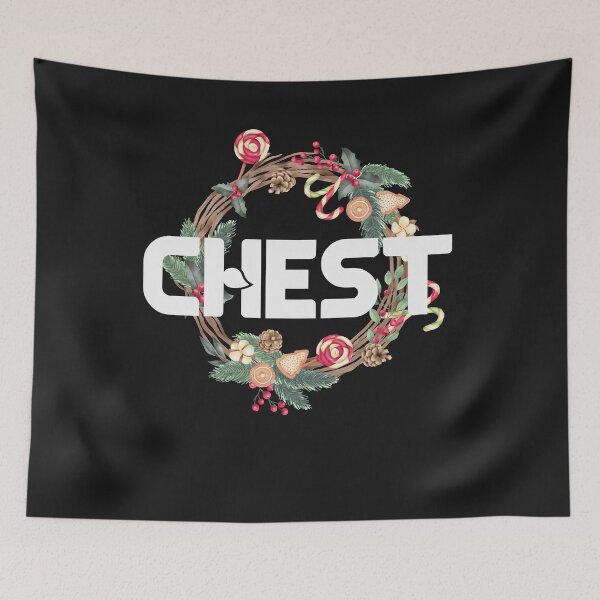 Item preview, Chest Nuts Chestnuts tee Christmas Couples Chest designed and sold by Mo-Am.