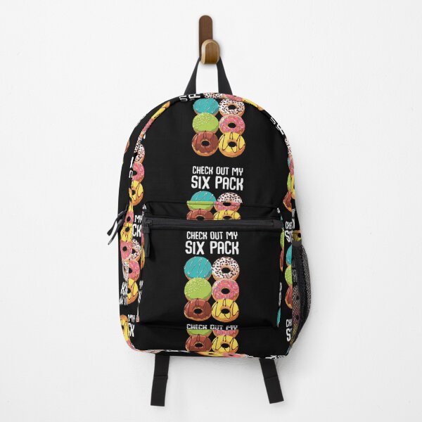Item preview, Checkout my six pack Funny Donuts Art Design Happy Apparel Essential Inspiration Joy Mood designed and sold by DesignByHeartUK.