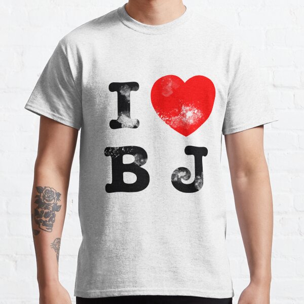  I Heart BJs T-Shirt - love bjs, funny toronto blue baseball fan  tshirt, gift for husband, boyfriend, blow jobs, bj's : Handmade Products