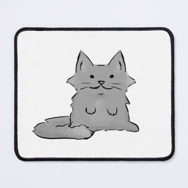 Item preview, Cute Grey Cat  designed and sold by Annies-Arts.