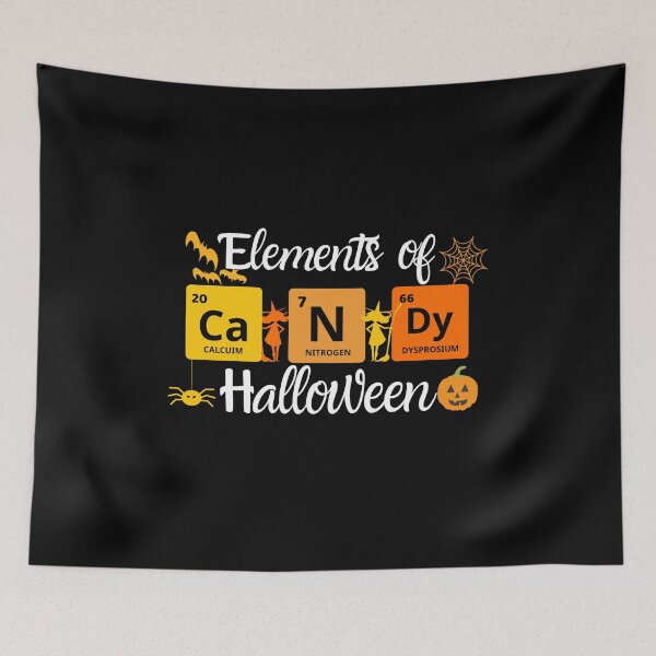 Item preview, Elements Of Candy Halloween, Halloween Funny Sweets Lover Chemist designed and sold by VAN-DESIGN.
