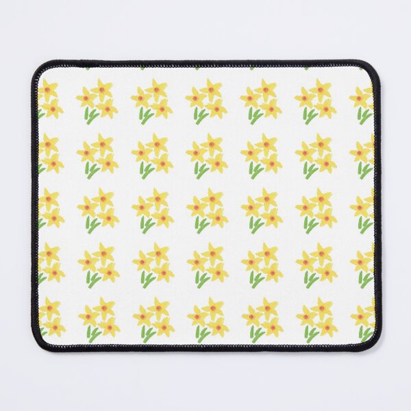 Item preview, Oil pastel ditsy daffodils designed and sold by LittleBettyMakes.