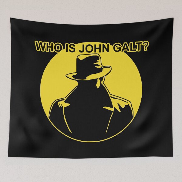 Item preview, Who is John Galt? designed and sold by Liberancaps.