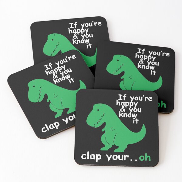 Item preview, if you are happy and you know it clap y our oh Art Design Happy Apparel Essential Inspiration Joy Mood designed and sold by DesignByHeartUK.