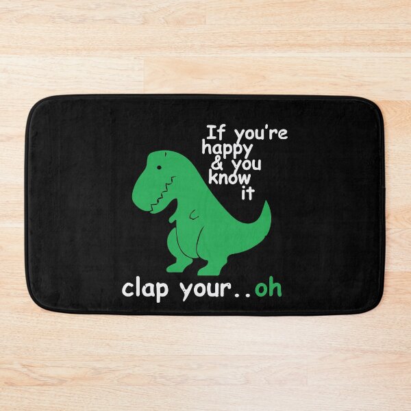 Item preview, if you are happy and you know it clap y our oh Art Design Happy Apparel Essential Inspiration Joy Mood designed and sold by DesignByHeartUK.