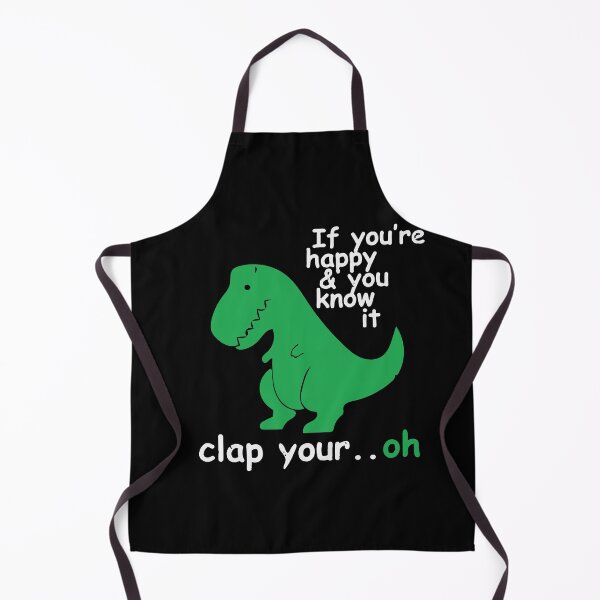 Item preview, if you are happy and you know it clap y our oh Art Design Happy Apparel Essential Inspiration Joy Mood designed and sold by DesignByHeartUK.
