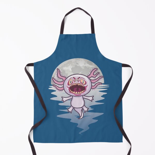 Item preview, Cute and Creepy Halloween Scary Axolotl Vampire, Spooky Humorous Axolotl Pun, Attacks a Lot designed and sold by Ransyn Art.