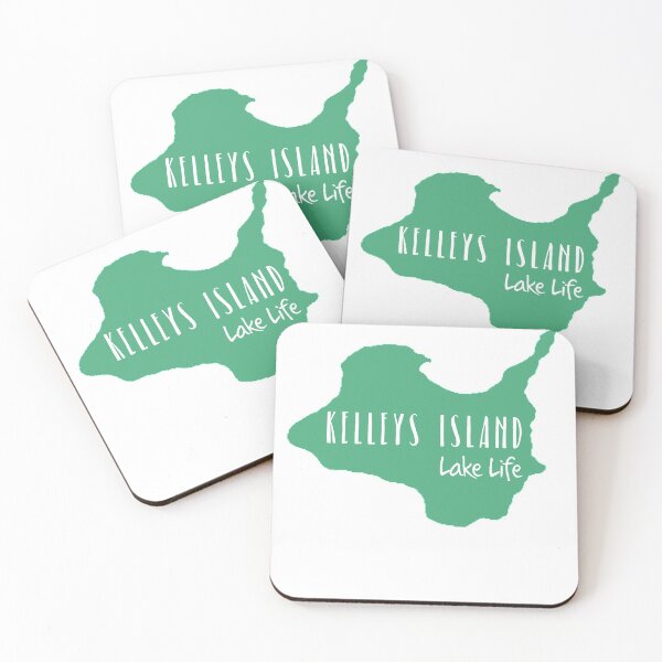 Item preview, Kelleys Island Lake Erie Life Map designed and sold by BusyBeeLife.