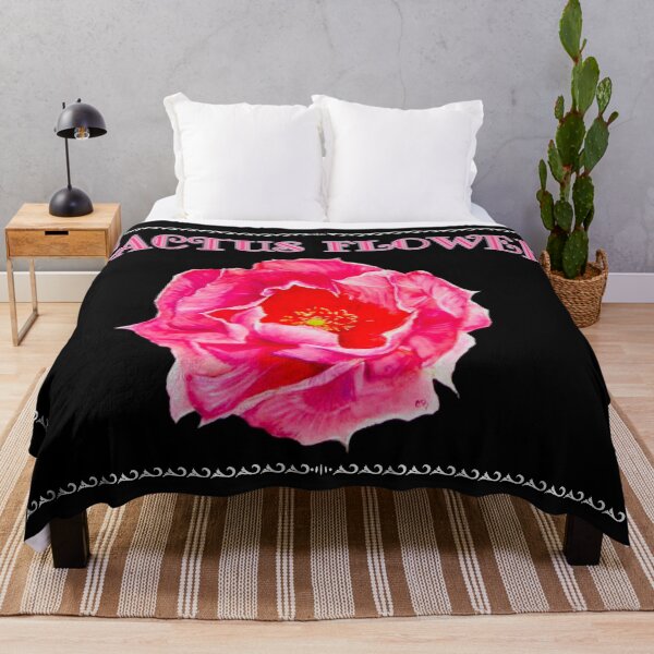 Item preview, Cactus Flower Label designed and sold by PaintedbyCarol.