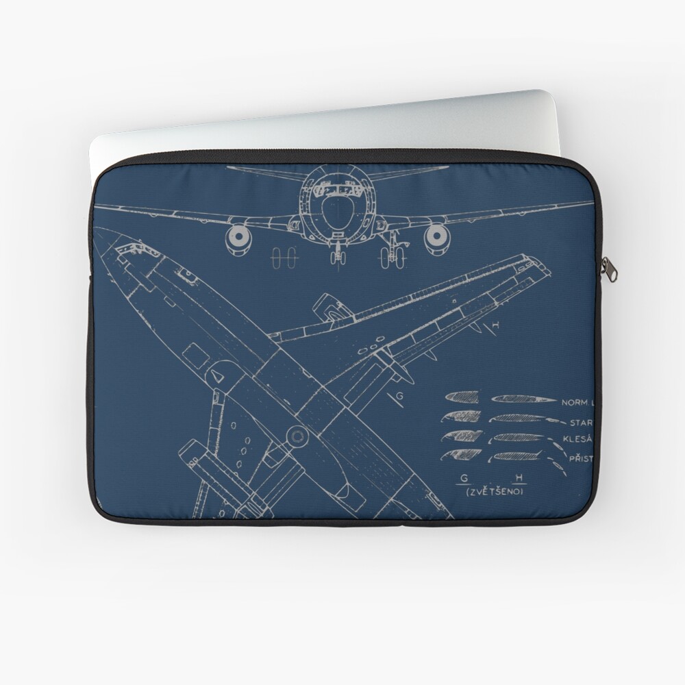 Airplane Blueprint Design Boeing 737 iPhone Case